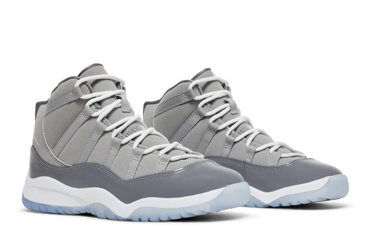 Детские кроссовки Jordan 11 Retro Cool Grey (2021) (PS) Средне-серый/Разноцветный/Разноцветный