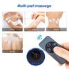 Electric Facial Massager with 4 Patches EMS Micro Current Remote Control USB Rechargeable Muscle Vibration Skin