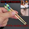 Color Cute Ear Cleaner Tool Wood Bamboo Doll Handmade Earpicks Ear Picks Health Care Ear Care