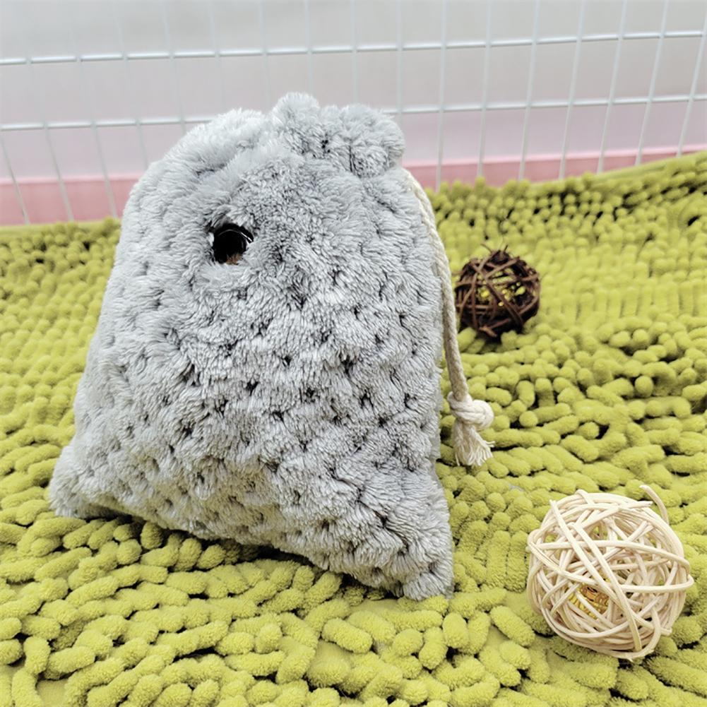 Mini Portable Carrier Bag Comfortable Breathable Drawstring Design Outing Bag For Hamster Chinchilla