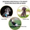 Legs Support Dog Back Brace Various Sizes Adjustable Puppy Sling Carrier Breathable Pet Assist Belt Dog Lift Harness Recovery