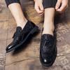 Luxury Brand High Quality Gold Tassel Loafers Shoes Men Soft Comfortable Mens Wedding Thick Sole Casual Shoes Men's Brogue Shoes