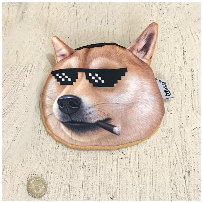 Hot-Selling Creative Husky Doge Coin Purse – Mini and Fun Design