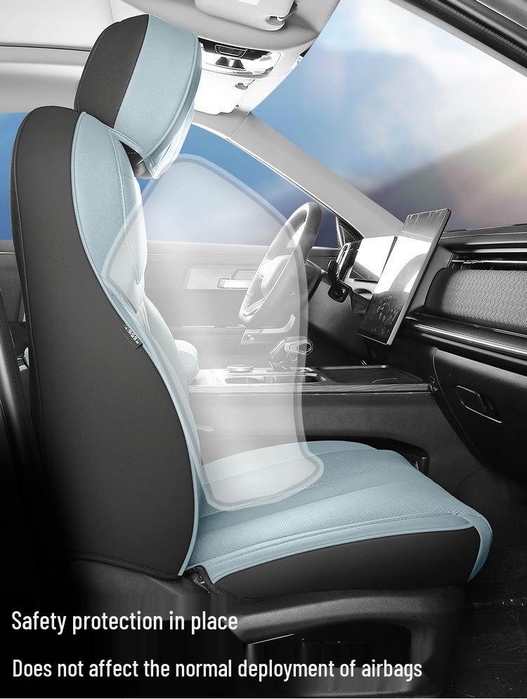 Новая модель Fengyun T6 5-местный чехол на сиденье автомобиля из натуральной кожи - Универсальный размер для всех сезонов