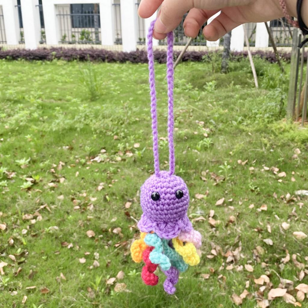 Автомобильное зеркало заднего вида шерстяное мультяшное подвесное украшение для женщин и девочек авто украшения для интерьера кулон для рюкзака брелки