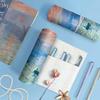 Креативный пенал-рулон Jiujiu Stationery в ретро-стиле с китайскими мотивами - Большой вместимости, из японской ткани