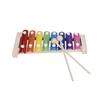Wood Pine Xylophone 8Note 3mm Colorful Aluminum Plate Percussion Toddle Kid Musical Toy