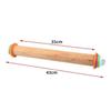 Beech Wood Rolling Pin for Kitchen Use with Adjustable Thickness and Scale