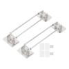 2Pcs RV Shower Corner Storage Bar Adjustable Shelf Guard Stainless Steel Rod 713in Stretchable