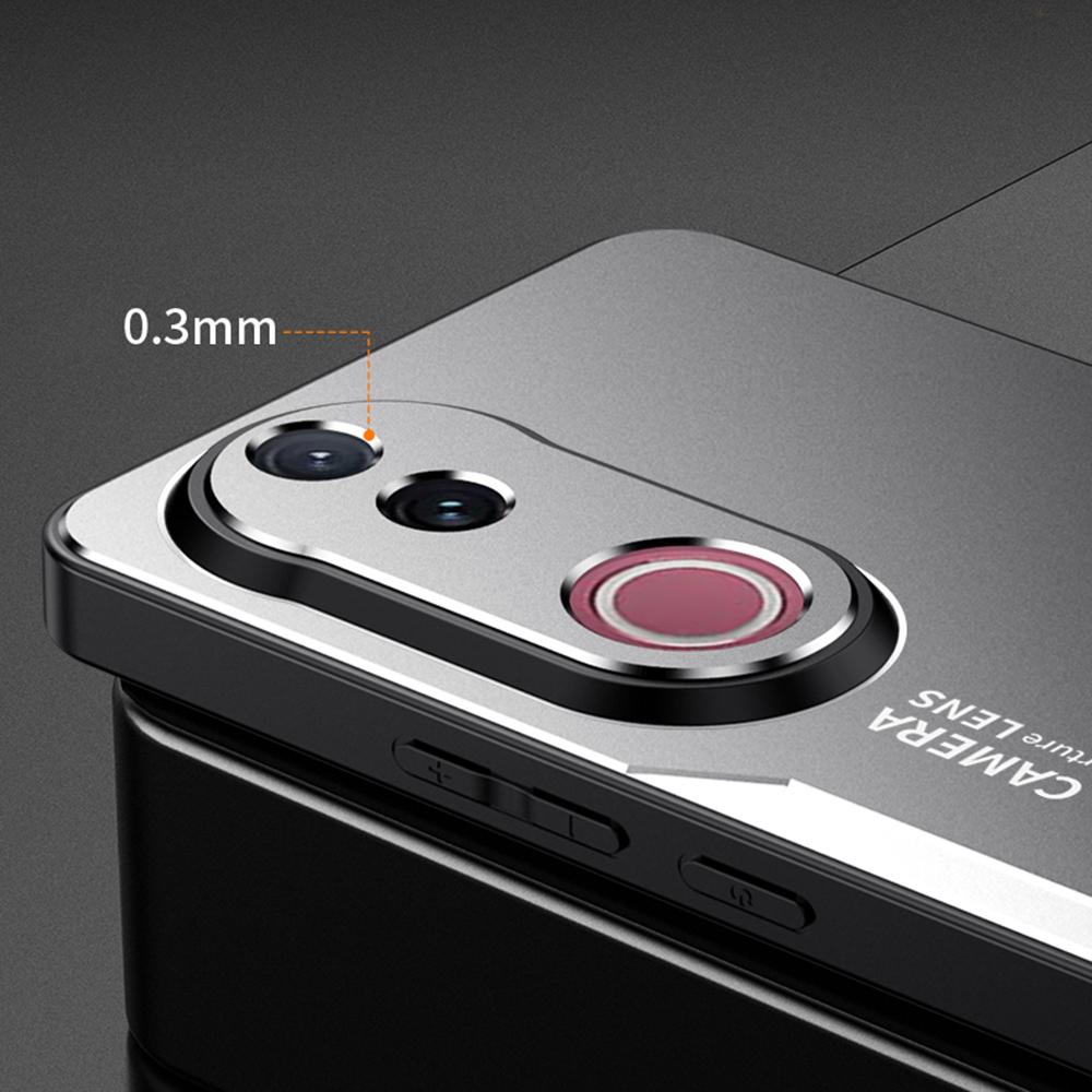 Для vivo V50 5G Чехол для телефона Алюминиевый сплав TPU PC Задняя крышка