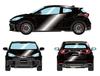 Макияж EIDOLON Масштаб Toyota GR Yaris RZ High Performance 2024 Драгоценный Черный Перламутр Готовая Модель EM762D 1/43