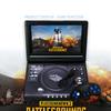 C9.8-дюймовый портативный домашний автомобильный VCD CD игровой ТВ-плеер USB с поворотным экраном на 270° и пультом дистанционного управления медиаплеером с функцией FM