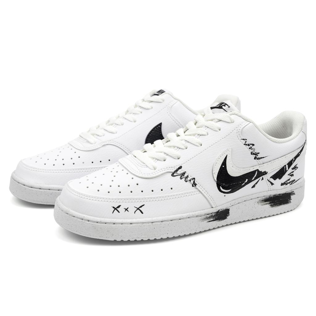 Nike Court Vision 1 Skateboard Shoes Unisex Low Top Black DH2987-101(team1747-)