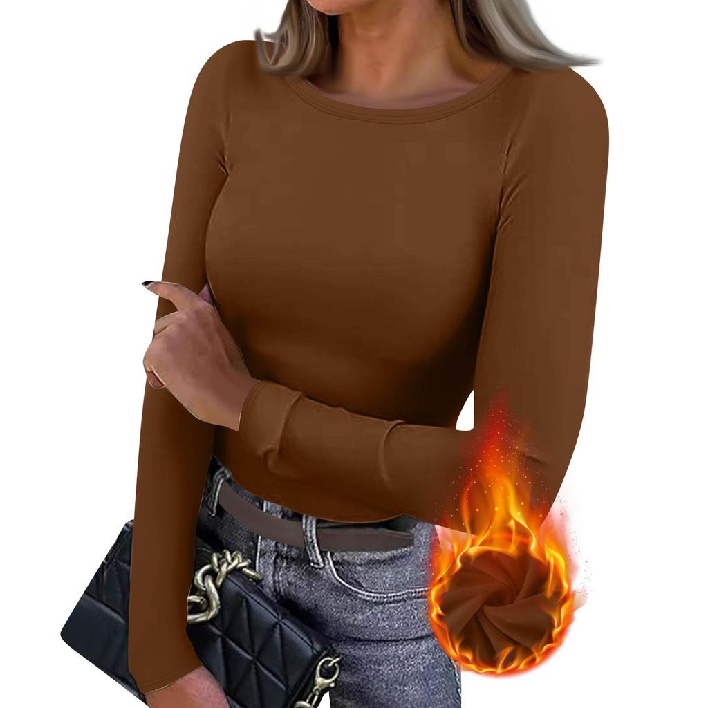 Женская приталенная футболка Модная повседневная однотонная с V-образным вырезом пуловер с длинным рукавом топ