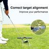 Устройство для прицеливания паттера для гольфа 3-в-1, тренировочное средство для точности ударов, индикатор считывания грина, инструменты для выравнивания для тренировок по паттингу в помещении и на открытом воздухе