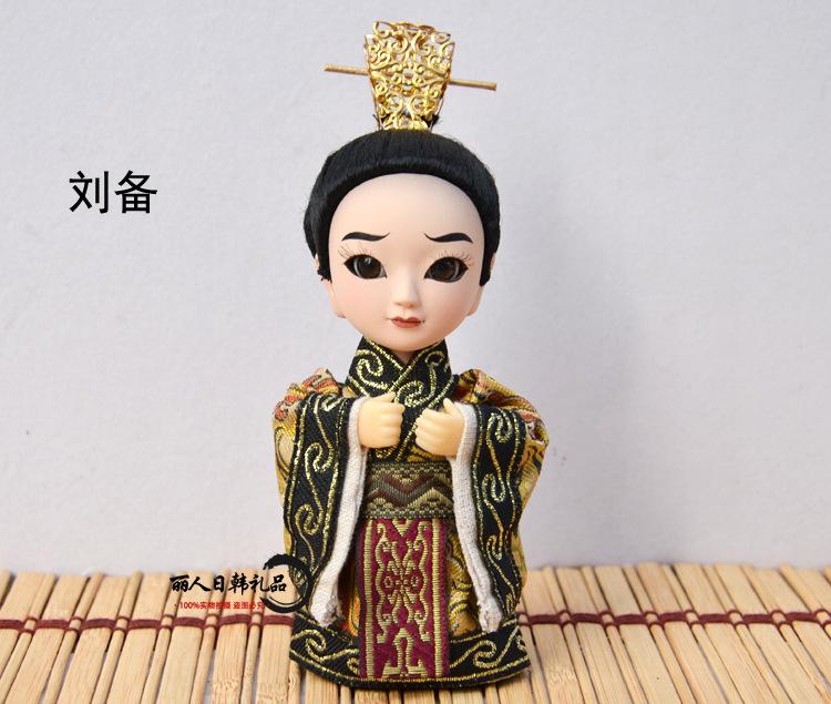 Beijing Tangrenfang Peking Opera Silk Doll, Chinese Traditional Folk Craft Figurine