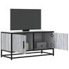VidaXL TV Cabinet Sonoma Grey 80x34.5x40 Cm Engineered Wood and Metal, TV Stand, Hi-fi Cabinet, Entertainment Center, 848827