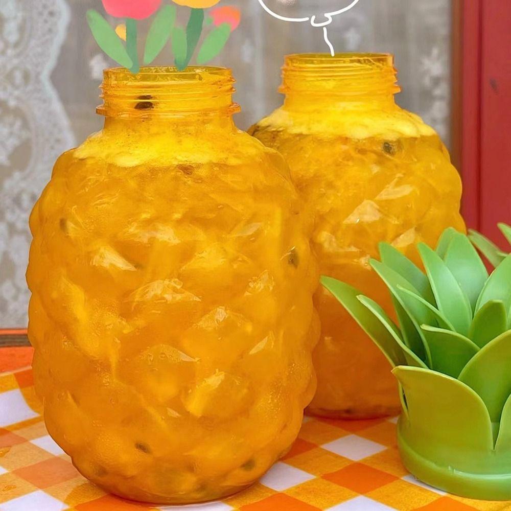 Пластиковый чай, молочный сок, клубника, ананас, арбуз, посуда для напитков, бутылка для воды, летняя соломенная чашка