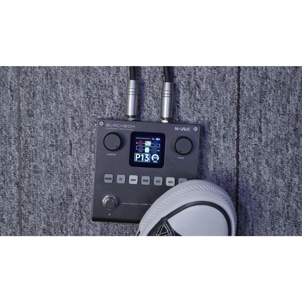 Blackbox Моделировщик гитарного/басового усилителя Процессор мультиэффектов Перезаряжаемый для электрогитары Бас-гитары