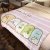 Милое Фланелевое Пледное Одеяло Sumikko Gurashi Ультра Мягкое Тонкое Одеяло Покрывала для Гостиной Спальни Дивана Офиса Теплое Одеяло