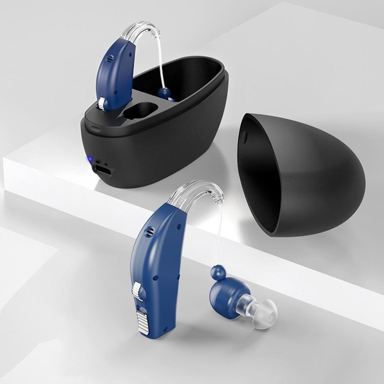 Ушные аппараты 2 в 1, шумоподавление, усилитель звука, мини-слуховой аппарат для глухих, перезаряжаемый слуховой аппарат для глухоты, голосовой аппарат