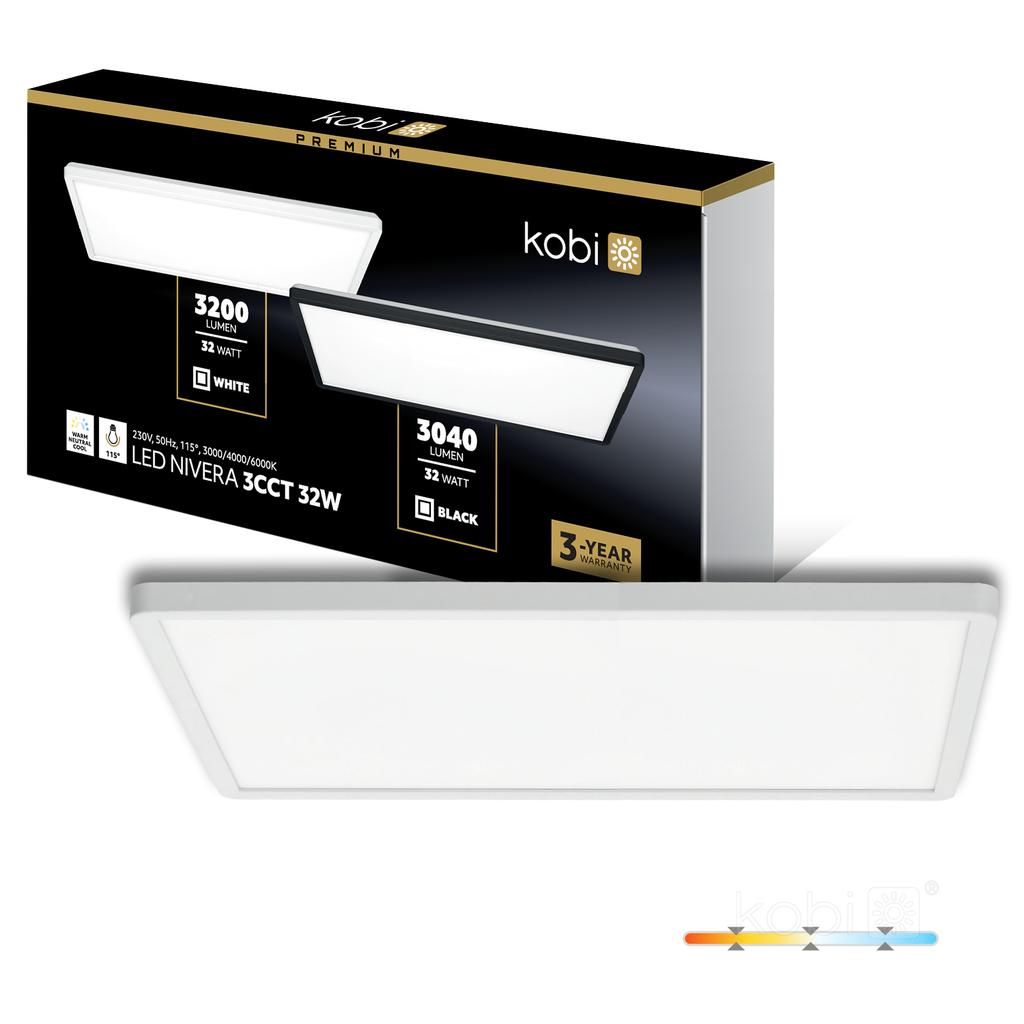 LED ceiling lamp 32W CCT IP54 white