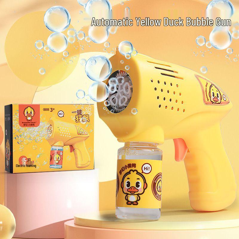 Popular Kid's 32-Hole Electric Bubble Gun - Automatic Handheld Toy for Bubbles