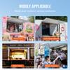 36"L x 36"W Concession Stand Serving Window Food Truck Service Awning