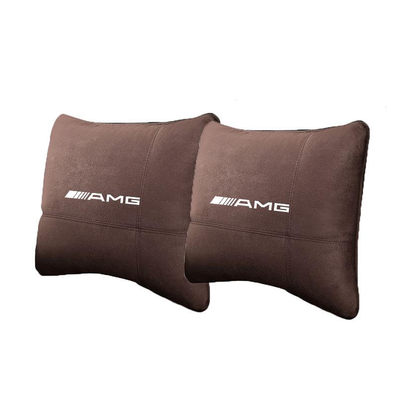 For Mercedes Benz W205 W177 W212 W213 W221 W220 W176 ML GT AMG Car Headrest Neck Support Seat Lumbar Cushion Soft Neck Pillow BB1