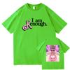 I Am Kenough T Shirt Fashion Unisex /Women Aesthetic Kawaii You Are Kenough Tshirt Unisex High Quality Sand Cotton Tees Shirts Korea