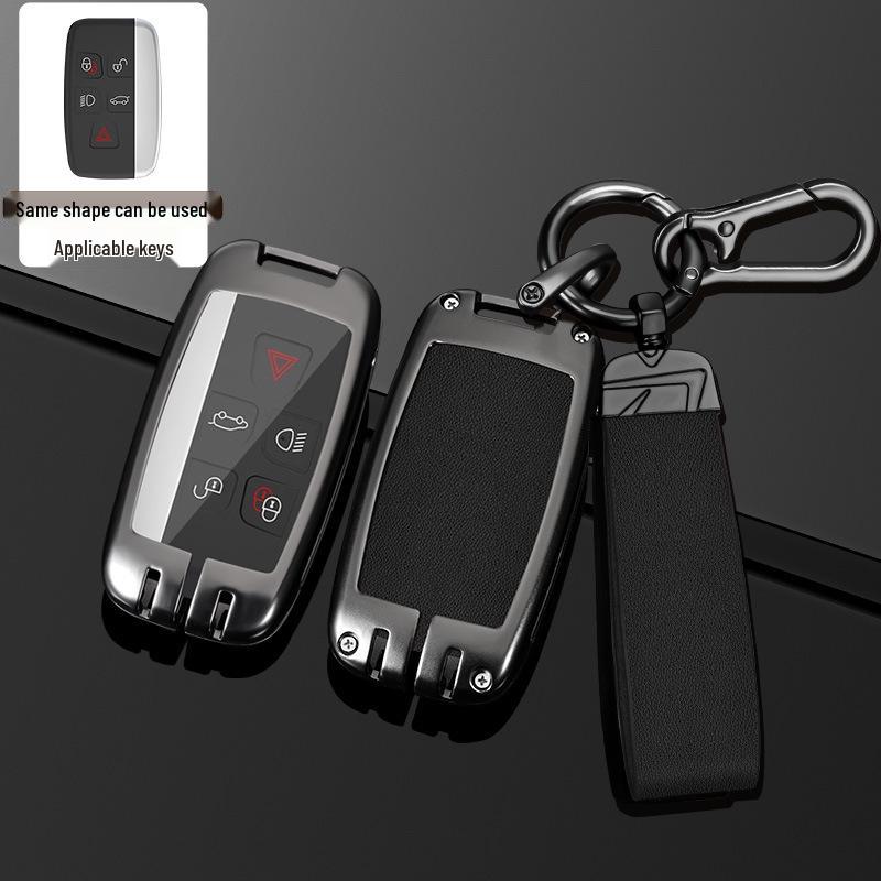 Чехол для ключа Land Rover для Range Rover, Defender, Velar, Evoque, Discovery 4, Freelander и Discovery 5 - Металлический чехол для ключа автомобиля.