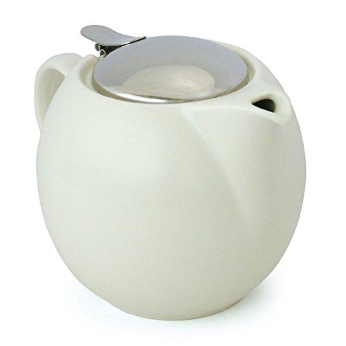 ZERO JAPAN Universal Teapot for 5 People, Gelato Colors BBN-04 GVA Gelato Vanilla, White, W6.5 X D4.7 X H4.5 Inches (166 X 120 X 115 Mm)
