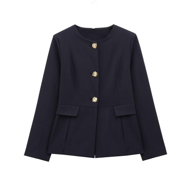 Kaslead New Arrival Women's Fashion Style Flip Suit Outwear Casual Pants 9288507 9287507