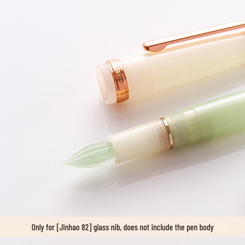 Ручка-перо CaiMo JinHao 82 со стеклянным пером Extra Fine, ручная полировка, с аксессуарами для модификации.