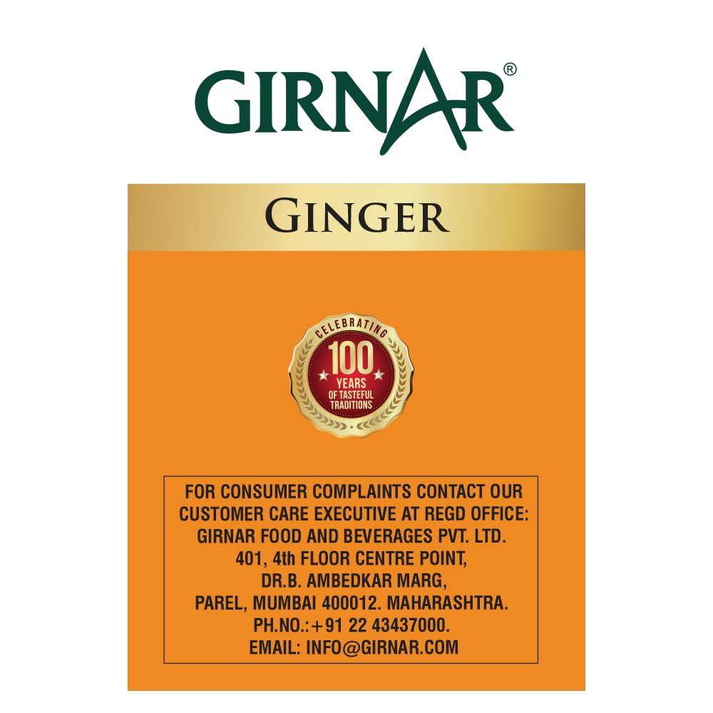 Girnar Adrak Chai Ginger Tea Bags 25 Count Pack For Hot Strong Flavored Desi Chai Experience