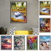Full 5D Diy Diamond Painting Pond Scenery Embroidery Cross Stitch Home Decor Handmade Gifts