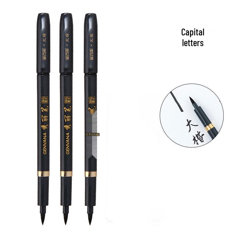 Golden Millennium Calligraphy Pen - Large, Medium, Small Tips for Students and Artists