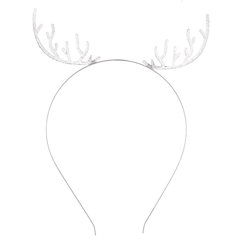 European & American Crystal Christmas Headband - Fashionable Hair Accessory Crown for Girls