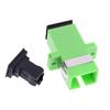 10Pcs Sc Apc Simplex Mode Fiber Optic Adapter Sc Apc Optical Fiber Coupler