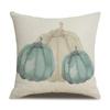 Thanksgiving Linen Pillowcase Autumn Pumpkin Print Pillow Cushion Cover