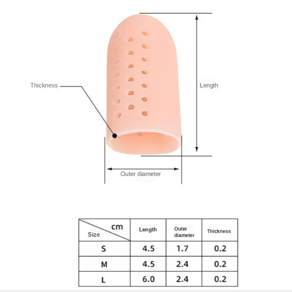 2\5 шт. Мягкие силиконовые гелевые тюбики для защиты пальцев ног, протектор для мизинцев, обезболивающий рукав, разделители пальцев ног, средство для ухода за ногами