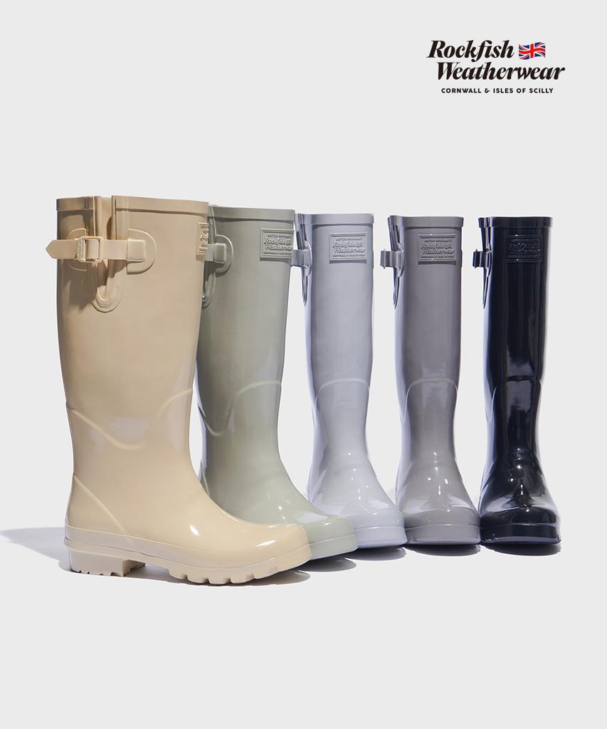 Сапоги от дождя Rockfish Weatherwear Original Gloss Длинные - 5 цветов (Тип B)