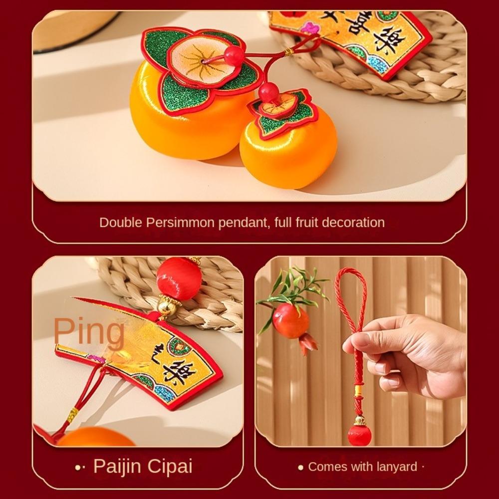 2025 Lunar New Year Lucky Hanging Ornaments Chinese Style Good Fortune Pendants