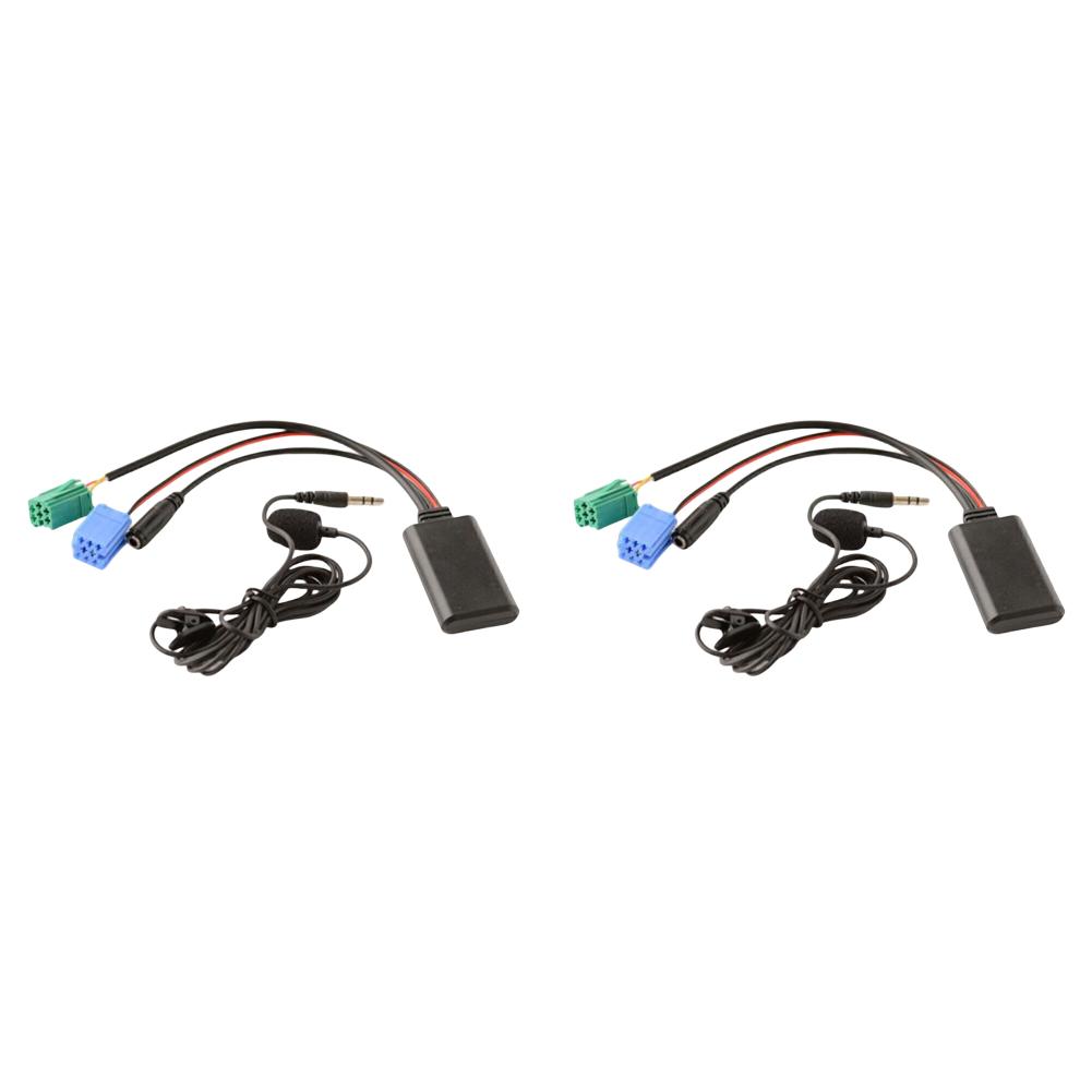 Car Bluetooth-Compatible Module AUX IN Audio MP3 Music Adapter with MIC Radio Stereo AUX Cable Adapter for Renault Megane Scenic