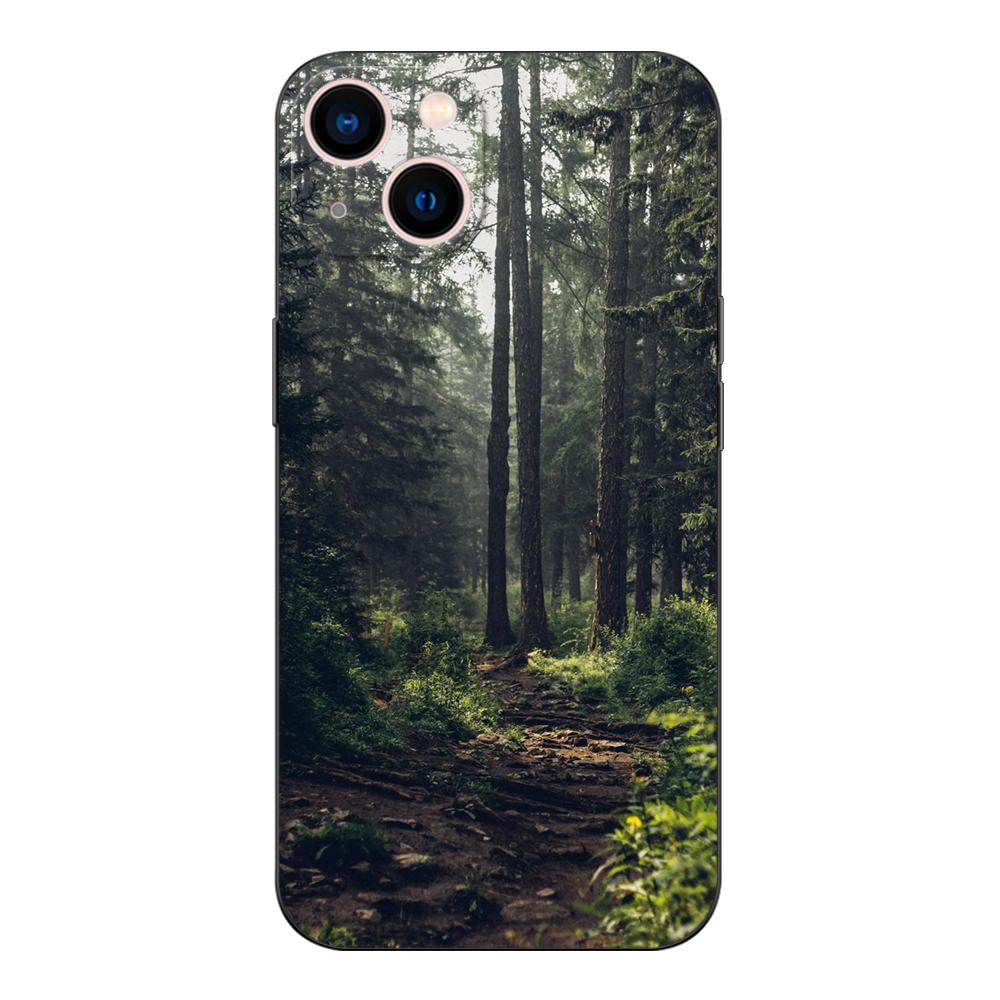 Черный ТПУ чехол для Vivo Y30 Y30G Y31 Y53S Y33 Y33S Y33T Y67 Y51 Y51S Y51A 2021 2022 2020 4G 5G горы природный пейзаж