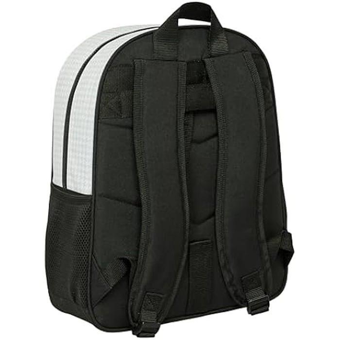 Sac à dos scolaire - Real Madrid - 1ère équipe 24/25 - Enfant - Adapté au chariot - Blanc