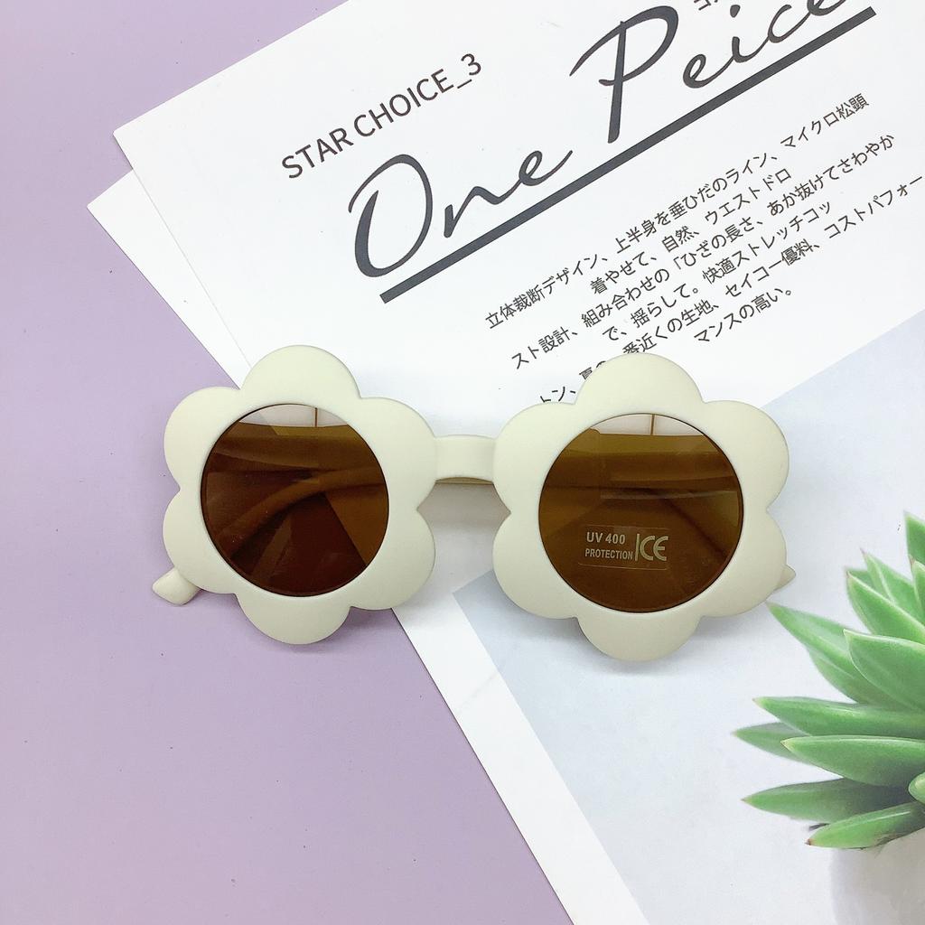 Children'S Sunglasses Fashionable And Cute Sunflower Sunglasses Baby Super Cute Children Anti-Ultraviolet Multi-Color Glasses