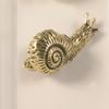 Luxury Cabinet Door Knobs Retro Wardrobe Drawer Pulls Trendy Snail Brass Handle  Dresser