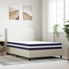 VidaXL Matelas à ressorts ensachés dureté moyenne 120x200 cm 372851