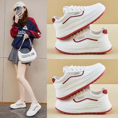 Весна новинка инс женские студенческие туфли на платформе, спортивные кеды на утолщенной подошве, повседневная обувь H